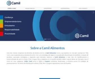 Camilalimentos.com.br(Camil Alimentos) Screenshot