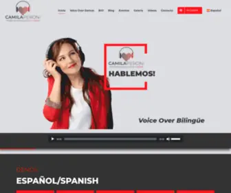 Camilaperoni.com(Camila Peroni. Voice Over) Screenshot