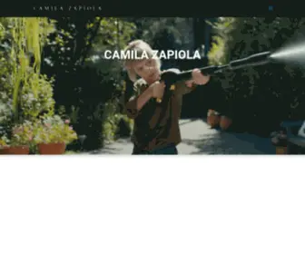 Camilazapiola.com(Camila Zapiola) Screenshot