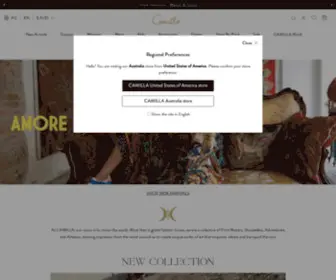 Camilla.com.au(Global Fashion House By Camilla Franks) Screenshot