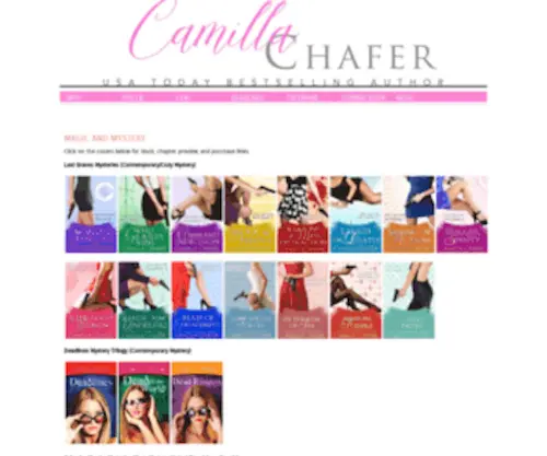 Camillachafer.com(Magic, mystery and a touch of romance) Screenshot