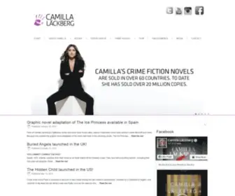 Camillalackberg.com(Camilla Läckberg) Screenshot