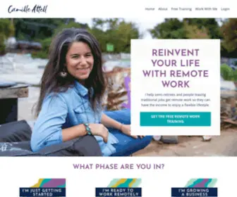 Camilleattell.com(Get Remote Work) Screenshot