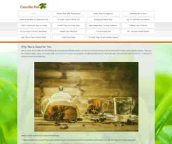 Camillestea.com(Tea is Good) Screenshot