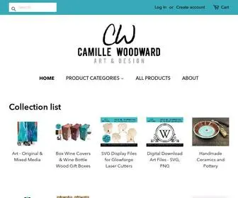 Camillewoodward.com(Camille Woodward Art & Design) Screenshot