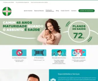 Camim.com.br(Planos de sa) Screenshot