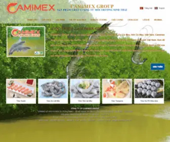 Camimex.com.vn(CAMIMEX GROUP) Screenshot