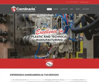 Caminada.eu(Excellence in plastic and technical manufacturing) Screenshot