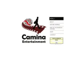 Caminaentertainment.com(Caminaentertainment) Screenshot