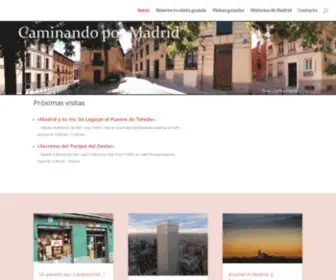 Caminandopormadrid.com(Caminando por Madrid) Screenshot