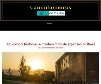 Caminhoneirosdotrecho.com.br(Caminhão) Screenshot