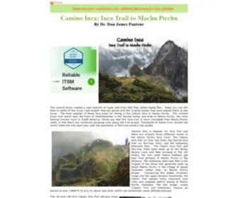 Camino-Inca.info(Describes the three main inca trails (camino inca)) Screenshot