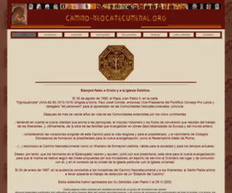 Camino-Neocatecumenal.org(Tu web del Camino) Screenshot