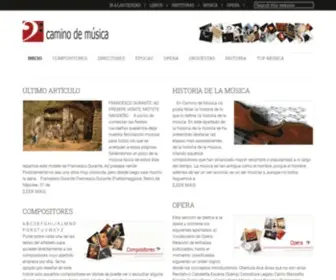 Caminodemusica.com(Música) Screenshot
