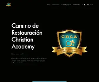 Caminoderestauracionchristianacademy.com(Camino de Restauración Christian Academy) Screenshot