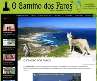 Caminodosfaros.com(O Camiño dos Faros) Screenshot