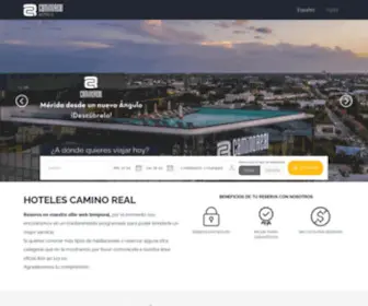 Caminoreal.com(Hoteles Camino Real) Screenshot