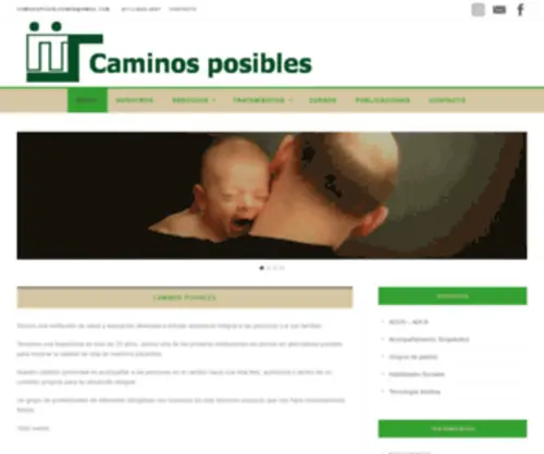 Caminosposibles.com(Just another WordPress site) Screenshot