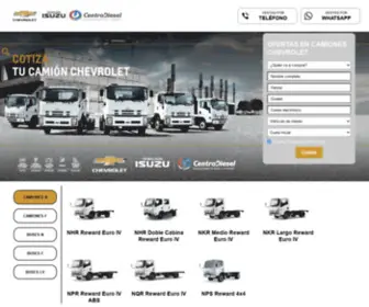 Camionescolombia.com.co(Concesionario Centro Diesel Chevrolet) Screenshot