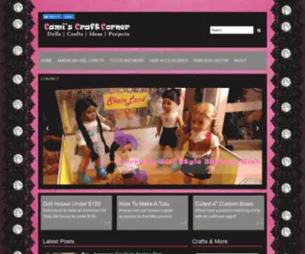 Camiscraftcorner.com(Cami's Craft Corner) Screenshot