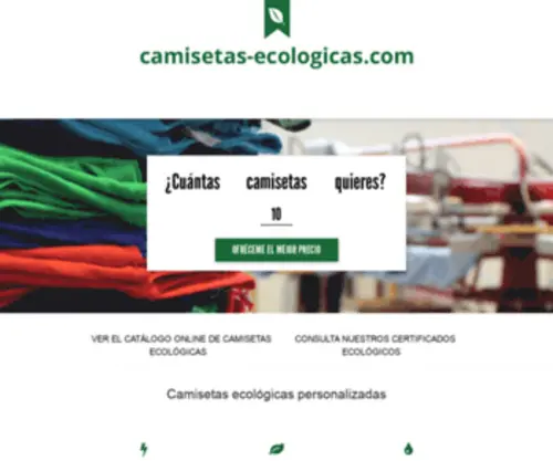 Camisetas-Ecologicas.com(Camisetas) Screenshot