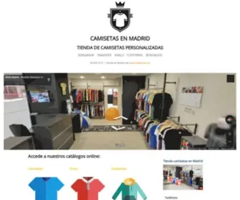 Camisetas-Madrid.com(Tienda Teefactory en Madrid) Screenshot