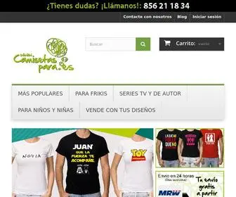 Camisetaspara.es(Camisetas personalizadas) Screenshot