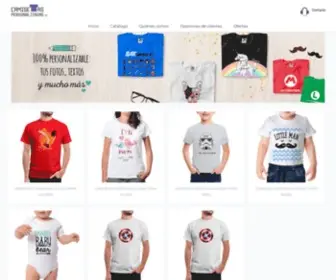 Camisetaspersonalizadas.es(Camisetas personalizadas) Screenshot