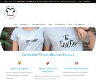 Camisetaspersonalizadasbaratas.es(Camisetas Personalizadas Baratas) Screenshot