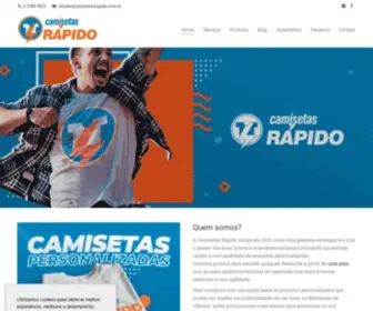 Camisetasrapido.com.br(Camisetas Rápido) Screenshot