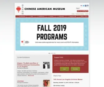 Camla.org(Chinese American Museum) Screenshot