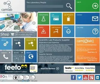 Camlab.co.uk(The Laboratory People Camlab) Screenshot