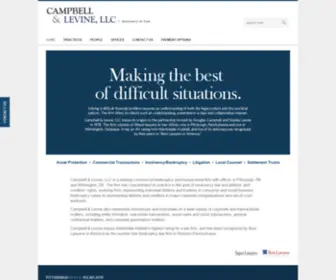 Camlev.com(Campbell &amp; Levine) Screenshot