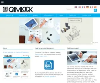 Camlock.com(Mechanical Locks & Electronic Locking Design) Screenshot