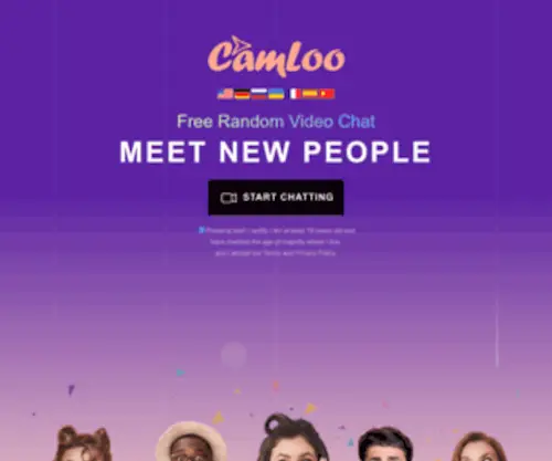 Camloo.com(Free Random Video Chat with Strangers) Screenshot
