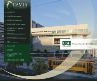 Camls-US.org(Center for Advanced Medical Learning and Simulation) Screenshot