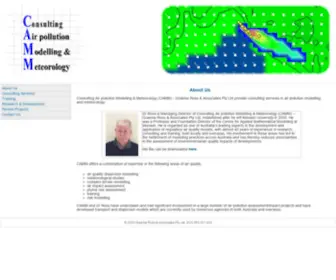 Camm.net.au(Consulting Air Polltion Modelling and Meteorology) Screenshot