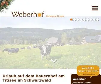 Cammerer-Weberhof.de(Ferienwohnungen auf dem Bauernhof in Hinterzarten am Titisee Schwarzwald) Screenshot