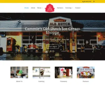 Cammiesolddutch.com(Cammie's Old Dutch Ice Cream Shoppe) Screenshot