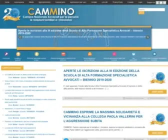 Cammino.org(Camera Nazionale Avvocati per le persone) Screenshot