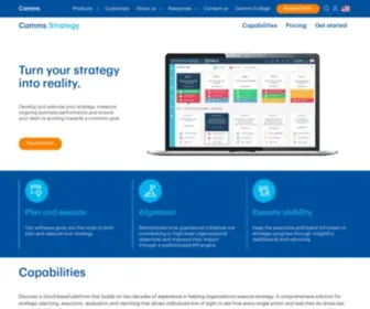 Cammsstrategy.com(Camms Group) Screenshot