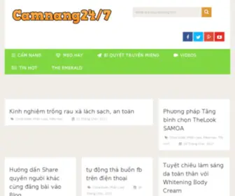 Camnang247.com(Cẩm Nang 24/7) Screenshot