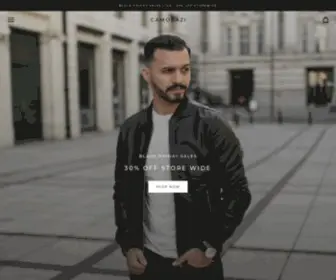 Camokazi.co.uk(Men&#039;s Luxury Leather Jackets &amp; Accessories) Screenshot