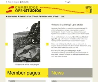 Camopenstudios.co.uk(Cambridge Open Studios) Screenshot