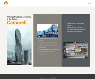 Camorell.com(Infraestructura Eléctrica y de Datos) Screenshot