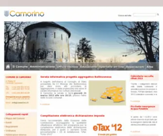 Camorino.ch(Benvenuti sul portale della Nuova Bellinzona) Screenshot