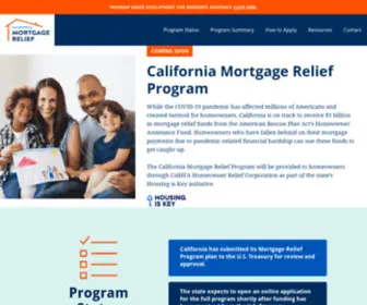 Camortgagerelief.org(CA Mortgage Relief Program) Screenshot