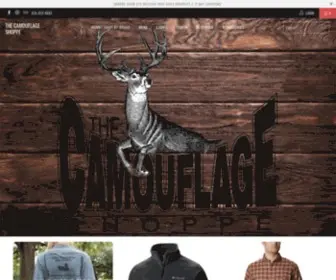 Camouflageshoppe.com(The Camouflage Shoppe) Screenshot