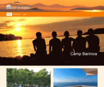 Camp-Barinica.com(Primosten-Camp Barinica Croatia Camp Barinica) Screenshot