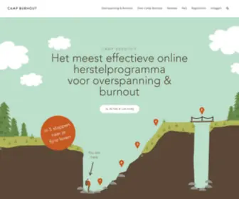 Camp-Burnout.com(Camp Burnout versnelt en verlicht herstel) Screenshot